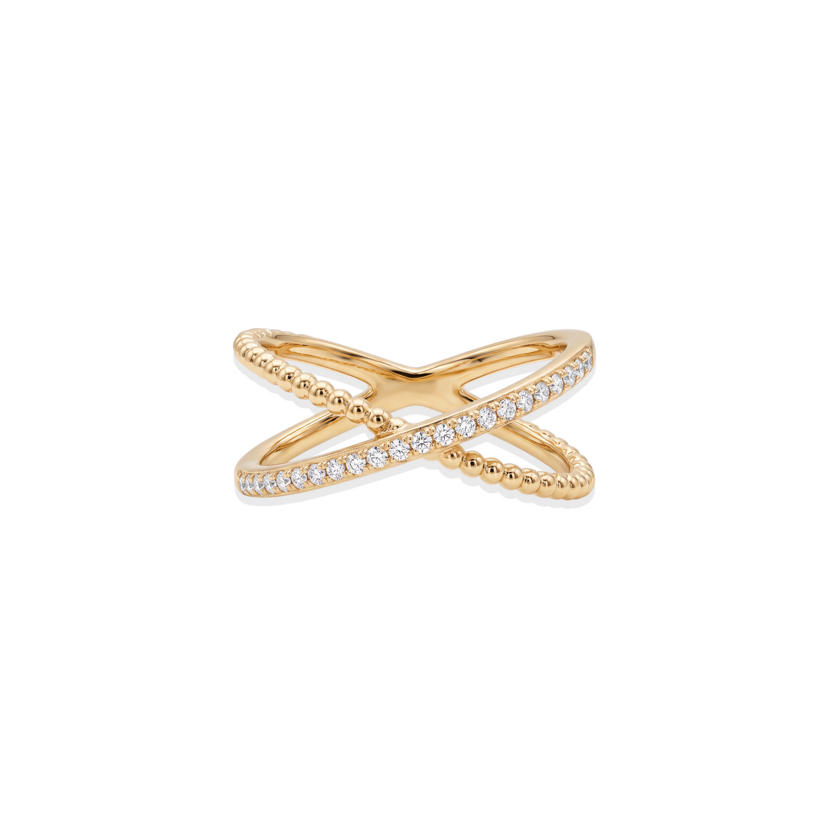 The Untold — Solid Gold Ring with Embellishment