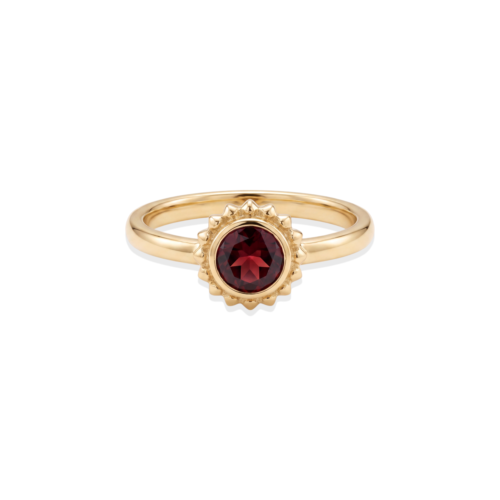 Circe — Solid Gold Ring with Embellishment