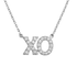 XO | Pave Gold Plated Necklace - Bara Boheme