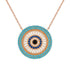 Zeus | Evil Eye Medallion Necklace - Bara Boheme