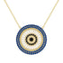 Zeus | Evil Eye Medallion Necklace - Bara Boheme