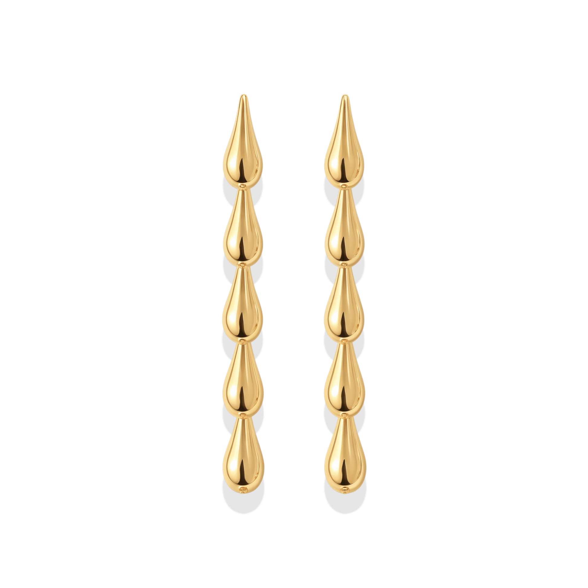 Zoey | Gold Teardrop Earrings - Bara Boheme