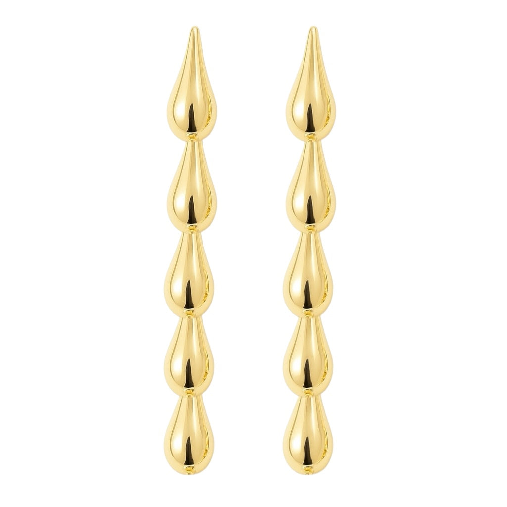 Zoey | Gold Teardrop Earrings