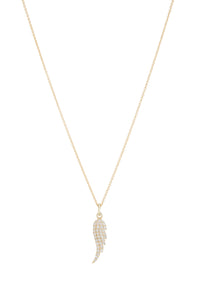 ANGEL WING CZ NECKLACE