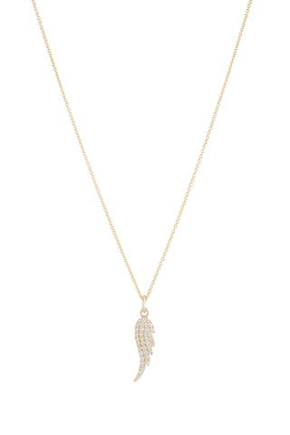 ANGEL WING CZ NECKLACE
