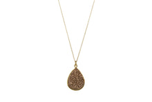 Druzy TEARDROP SPS necklace