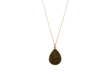 Druzy TEARDROP SPS necklace