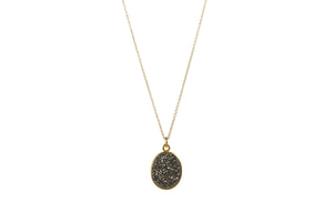 DRUZY OVAL SPS NECKLACE - MEDIUM