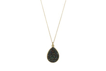 Druzy TEARDROP SPS necklace