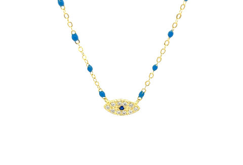 Evil Eye "GRIFFIN" Dotted Necklace