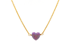 bara boheme | "HEART" Opal Medium Necklace