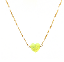 bara boheme | "HEART" Opal Medium Necklace