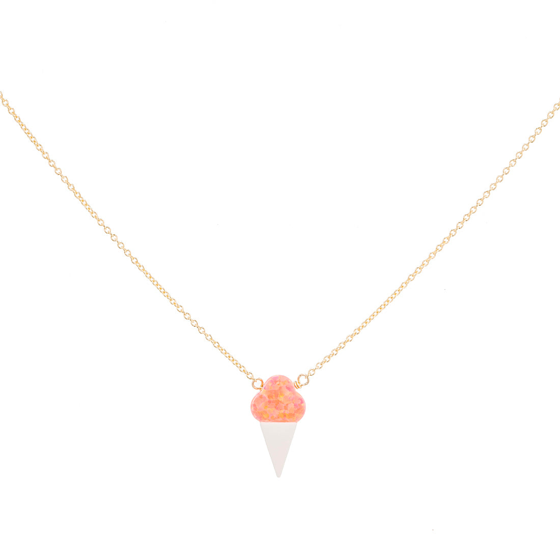 ICE CREAM OPAL NECKLACE