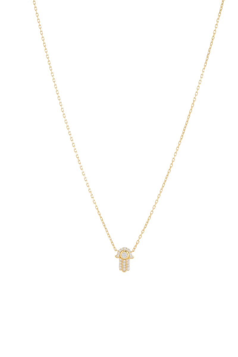 Swarovski luckily hamsa hand on sale necklace