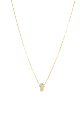 HAMSA CZ NECKLACE