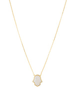 Mother of Pearl Hamsa NECKLACE