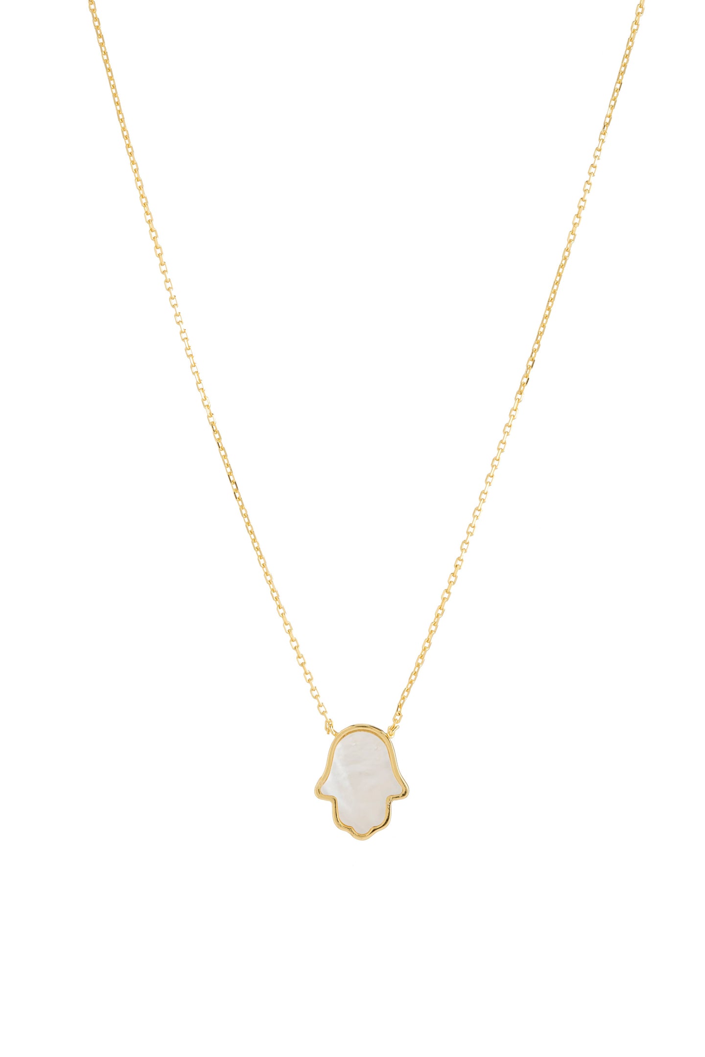 Hamsa MOP NECKLACE