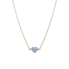 bara boheme | "HEART" Opal Medium Necklace