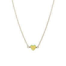 bara boheme | "HEART" Opal Medium Necklace