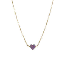 bara boheme | "HEART" Opal Medium Necklace