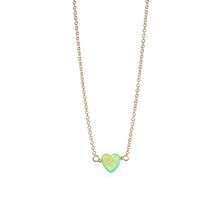 bara boheme | "HEART" Opal Medium Necklace