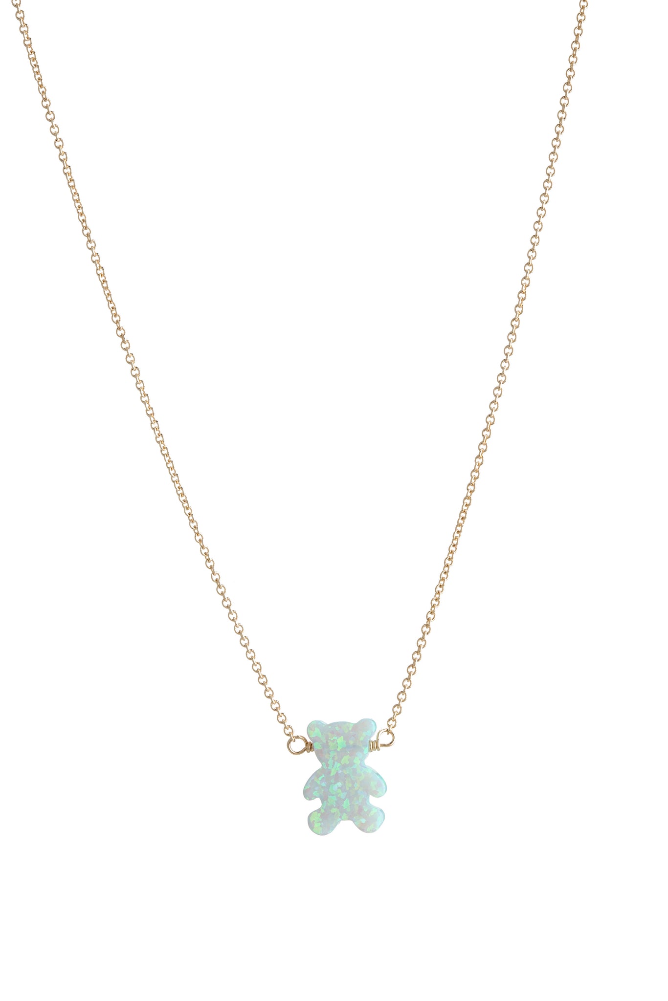 Macy's Children's Teddy Bear Teddy Bear Pendant Necklace in 14k Gold -  Macy's