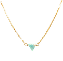 TRIANGLE OPAL NECKLACE - SMALL
