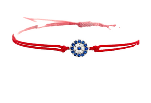 "Athena" Evil Eye Red String Bracelet
