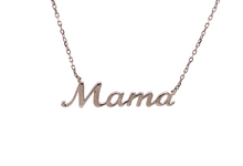 "MAMA" Cursive Necklace