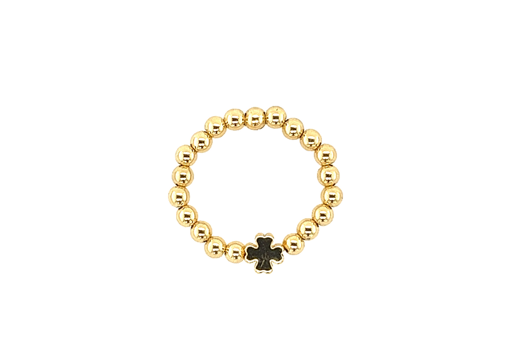 Clover Charm Ring