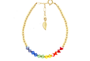 *PRIDE CRYSTAL BAR BRACELET- LIMITED EDITION*