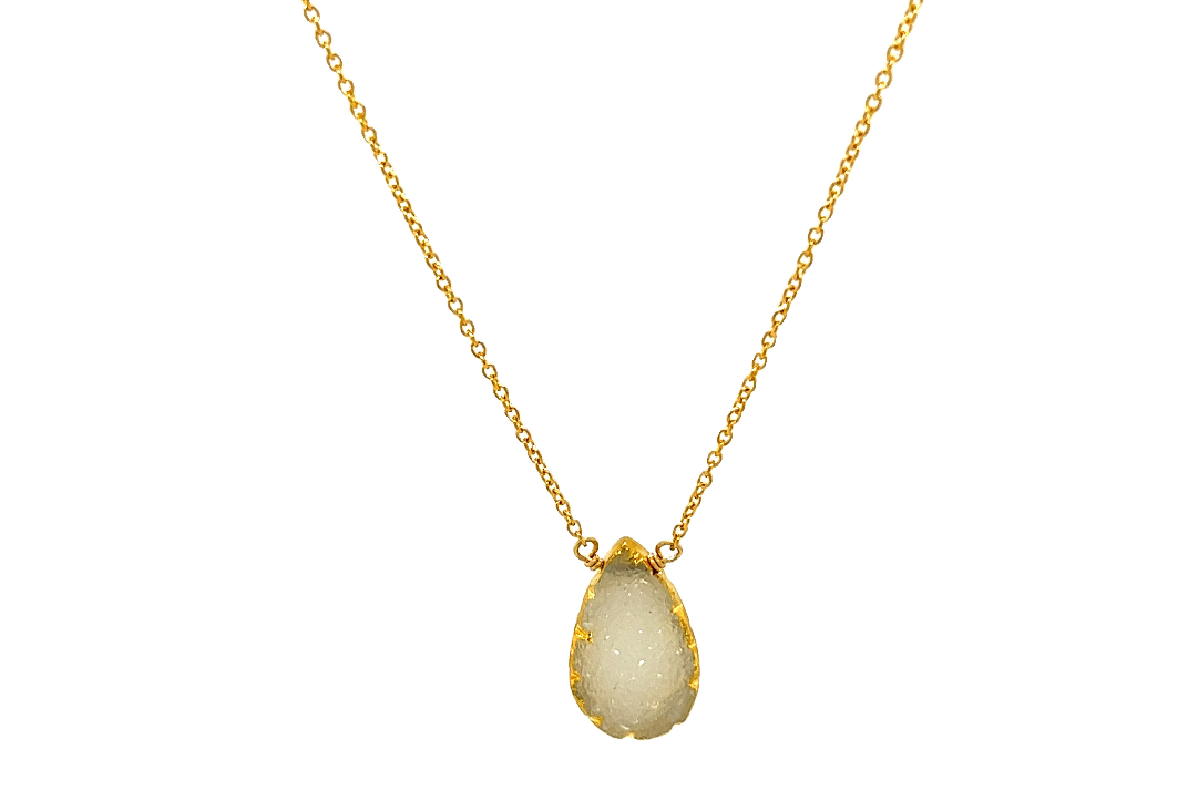 SPS | Gold Filled Druzy Necklace