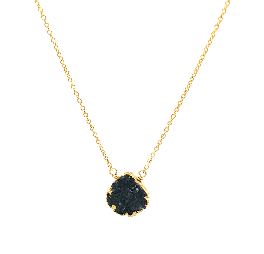SPS | Gold Filled Druzy Necklace
