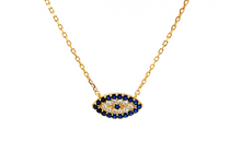 Evil Eye "HADES" Sapphire Necklace