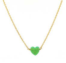 bara boheme | "HEART" Opal Medium Necklace