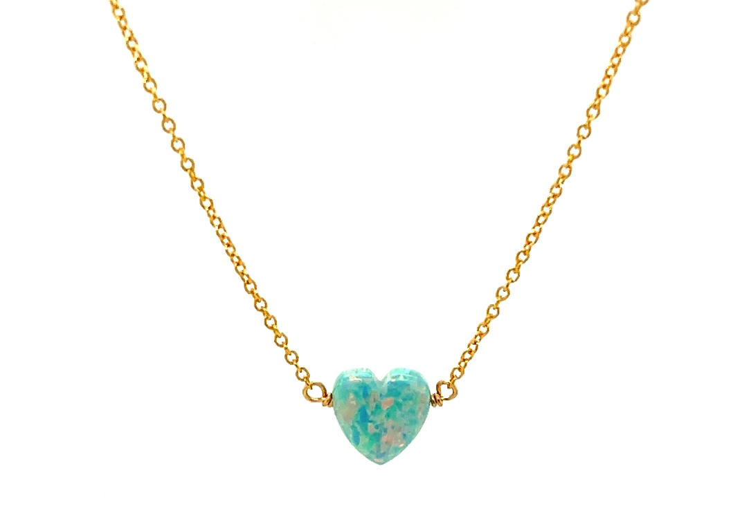 Heart Medium | Opal Elite Chain Necklace