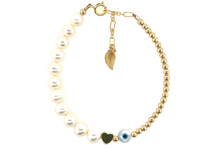 HOLLY | Stretchy Anti-Tarnish 14K Gold Filled & Pearls Bracelet