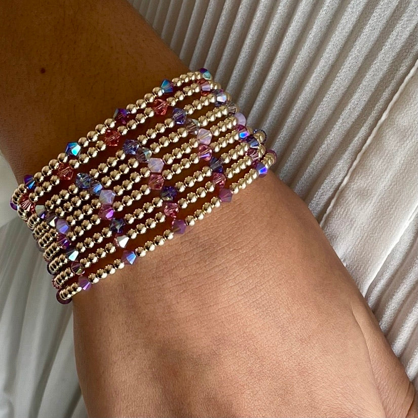 CRYSTAL BY YARD BRACELET