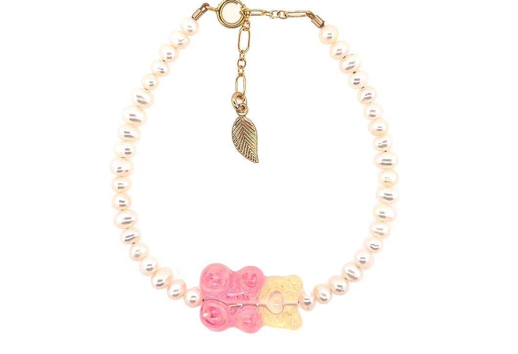 PEARL OMBRE GUMMY BEAR BRACELET