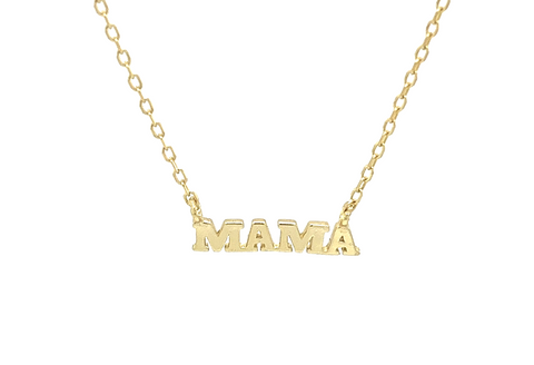 "MAMA PETITE" UPPER CASE Necklace