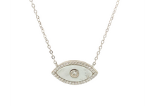Evil Eye "SPHINX" Mother of Peal Necklace