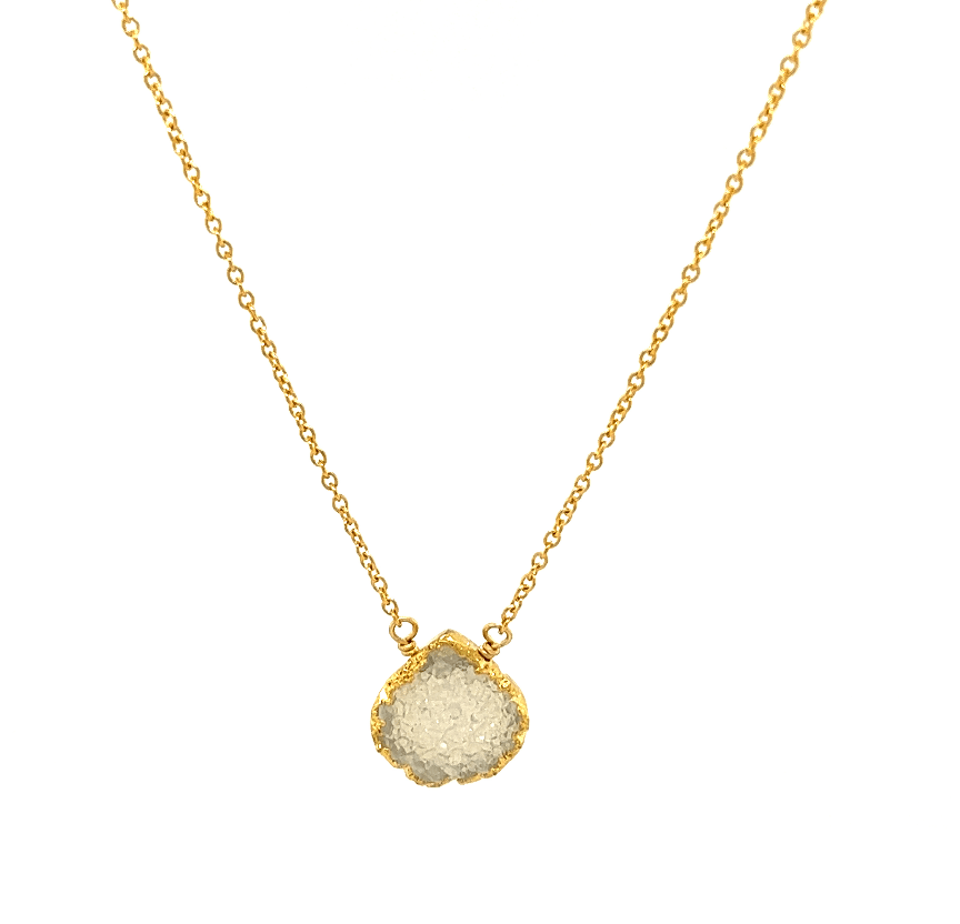 SPS | Gold Filled Druzy Necklace - Bara Boheme