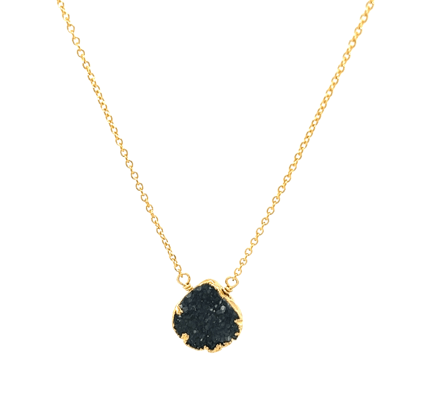 SPS | Gold Filled Druzy Necklace - Bara Boheme