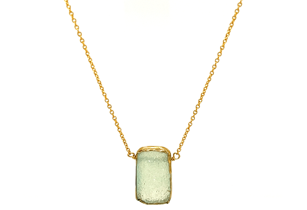 SPS | Gold Filled Druzy Necklace - Bara Boheme