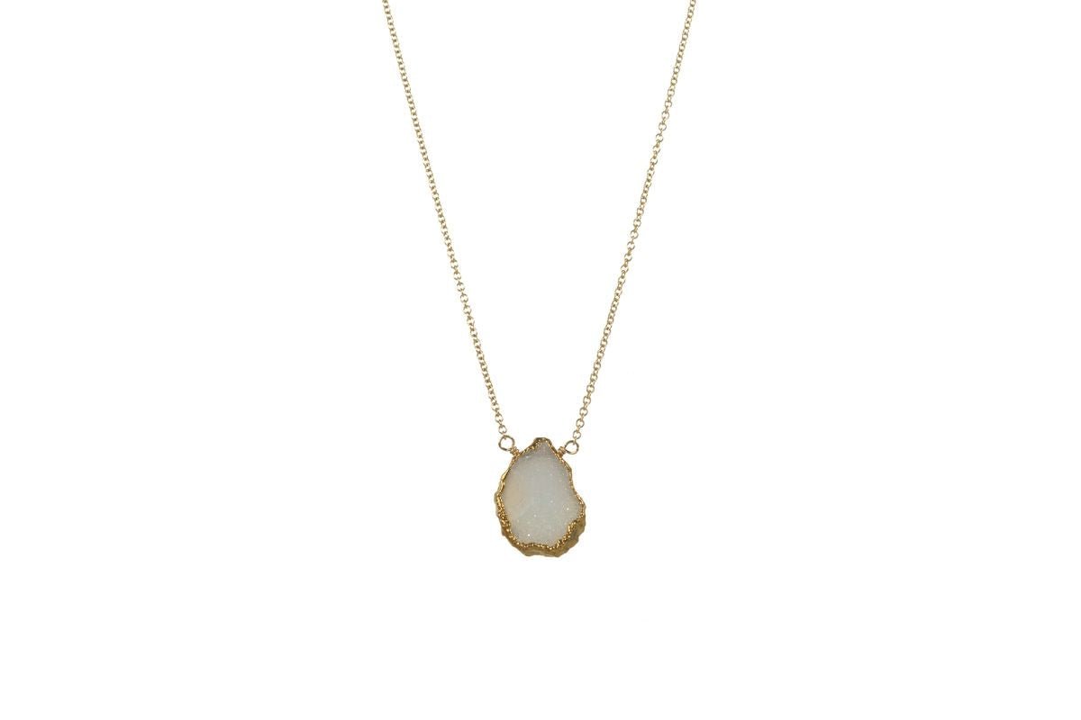 SPS | Gold Filled Druzy Necklace - Bara Boheme