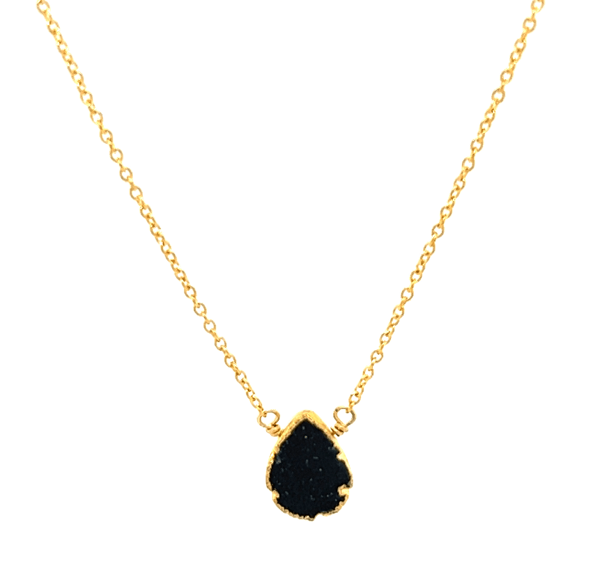 SPS | Gold Filled Druzy Necklace - Bara Boheme