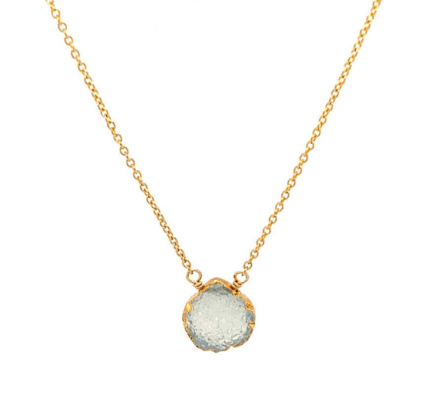 SPS | Gold Filled Druzy Necklace - Bara Boheme