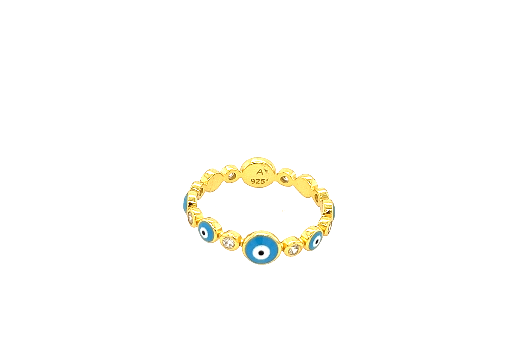 Evil Eye Ring Band